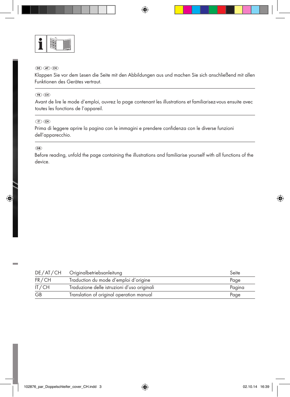 Parkside PDOS 200 B2 User Manual | Page 2 / 72