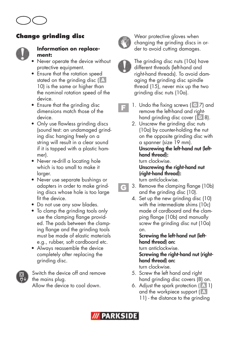 Gb mt | Parkside PDOS 200 B2 User Manual | Page 60 / 88