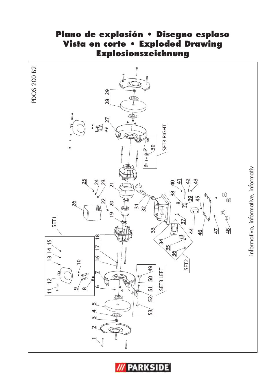 Parkside PDOS 200 B2 User Manual | Page 85 / 88