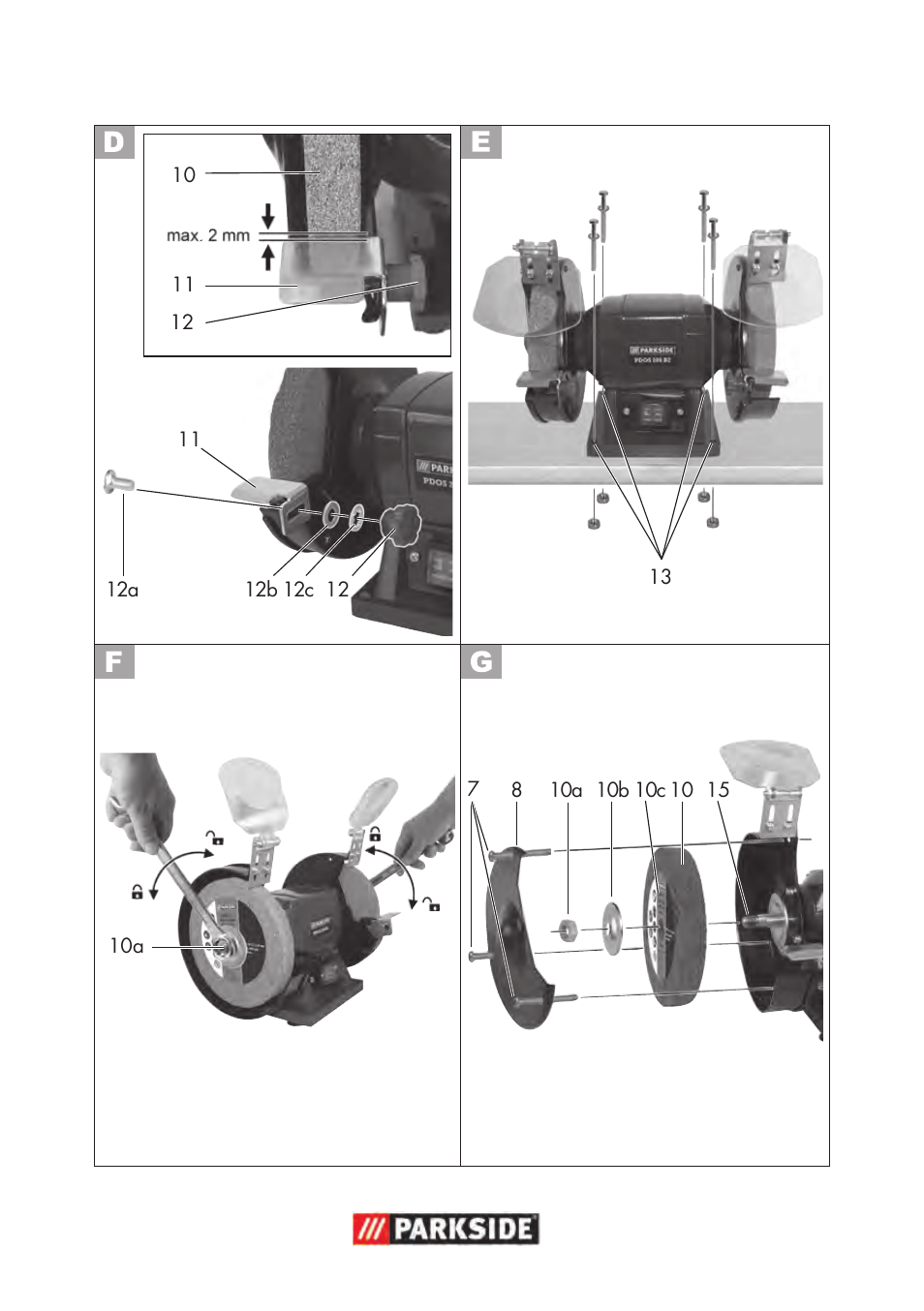 Parkside PDOS 200 B2 User Manual | Page 86 / 88