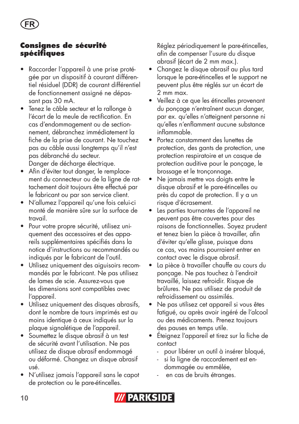 Parkside PDOS 200 B2 User Manual | Page 10 / 56