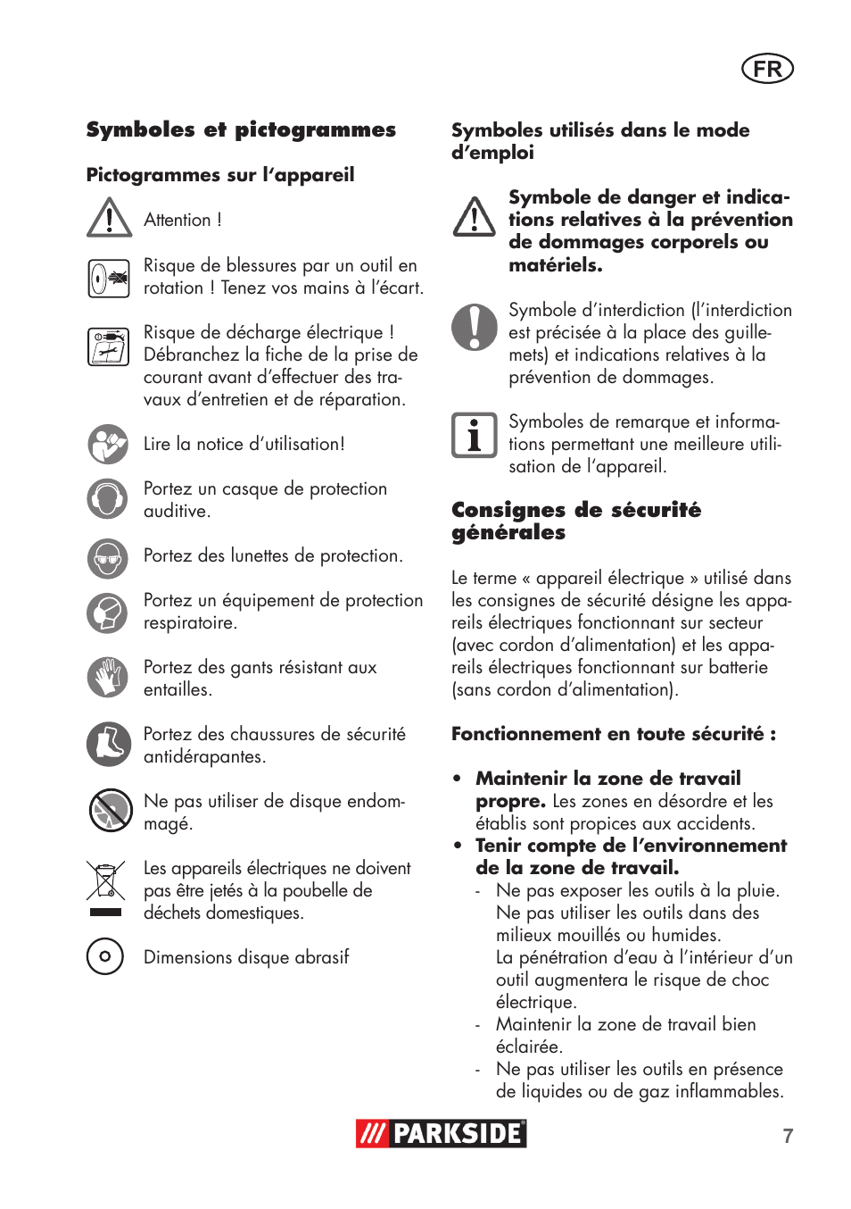 Parkside PDOS 200 B2 User Manual | Page 7 / 56