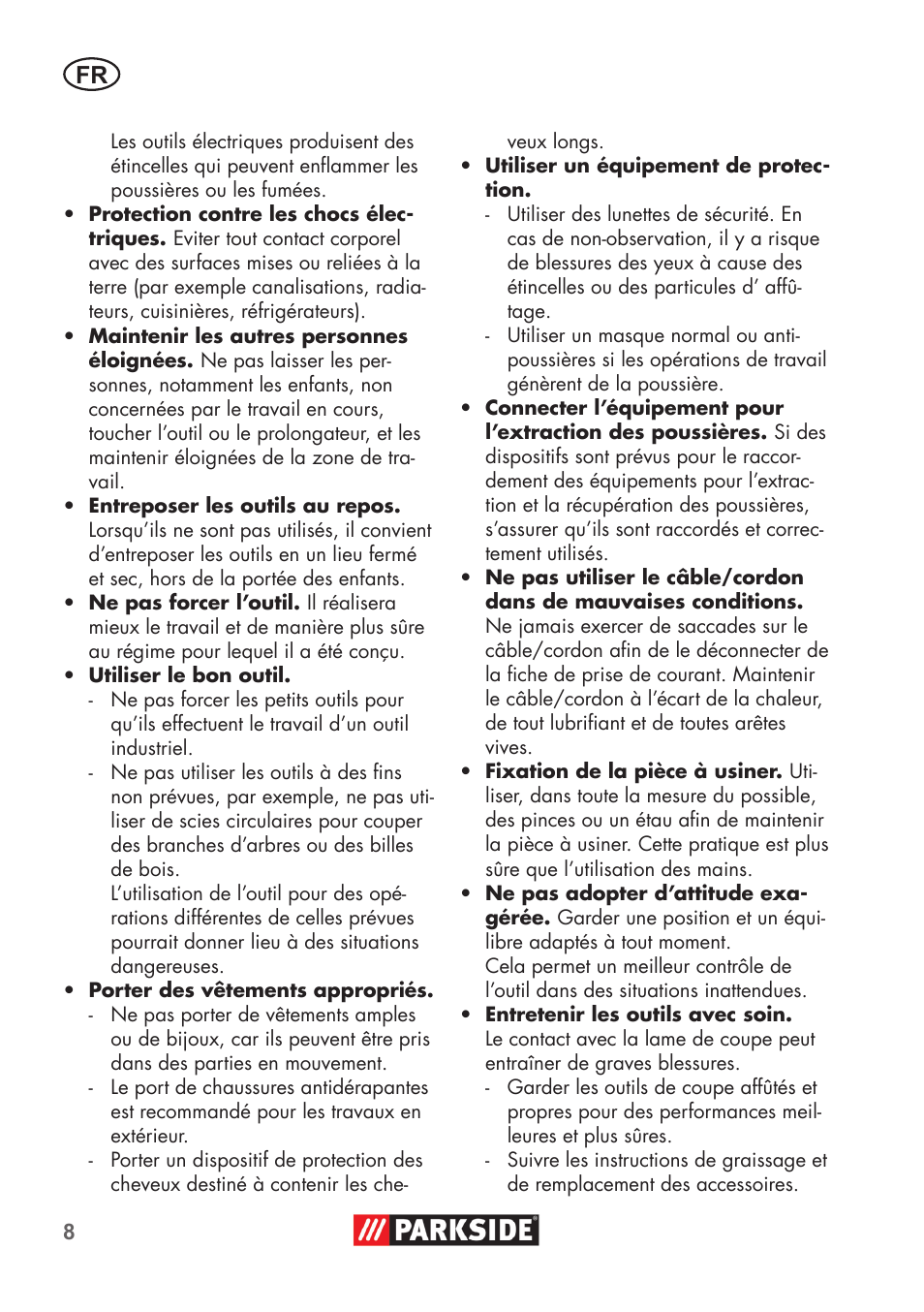 Parkside PDOS 200 B2 User Manual | Page 8 / 56