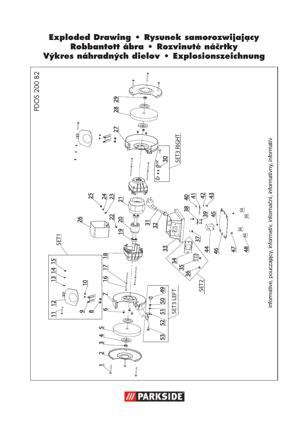 Parkside PDOS 200 B2 User Manual | Page 101 / 104