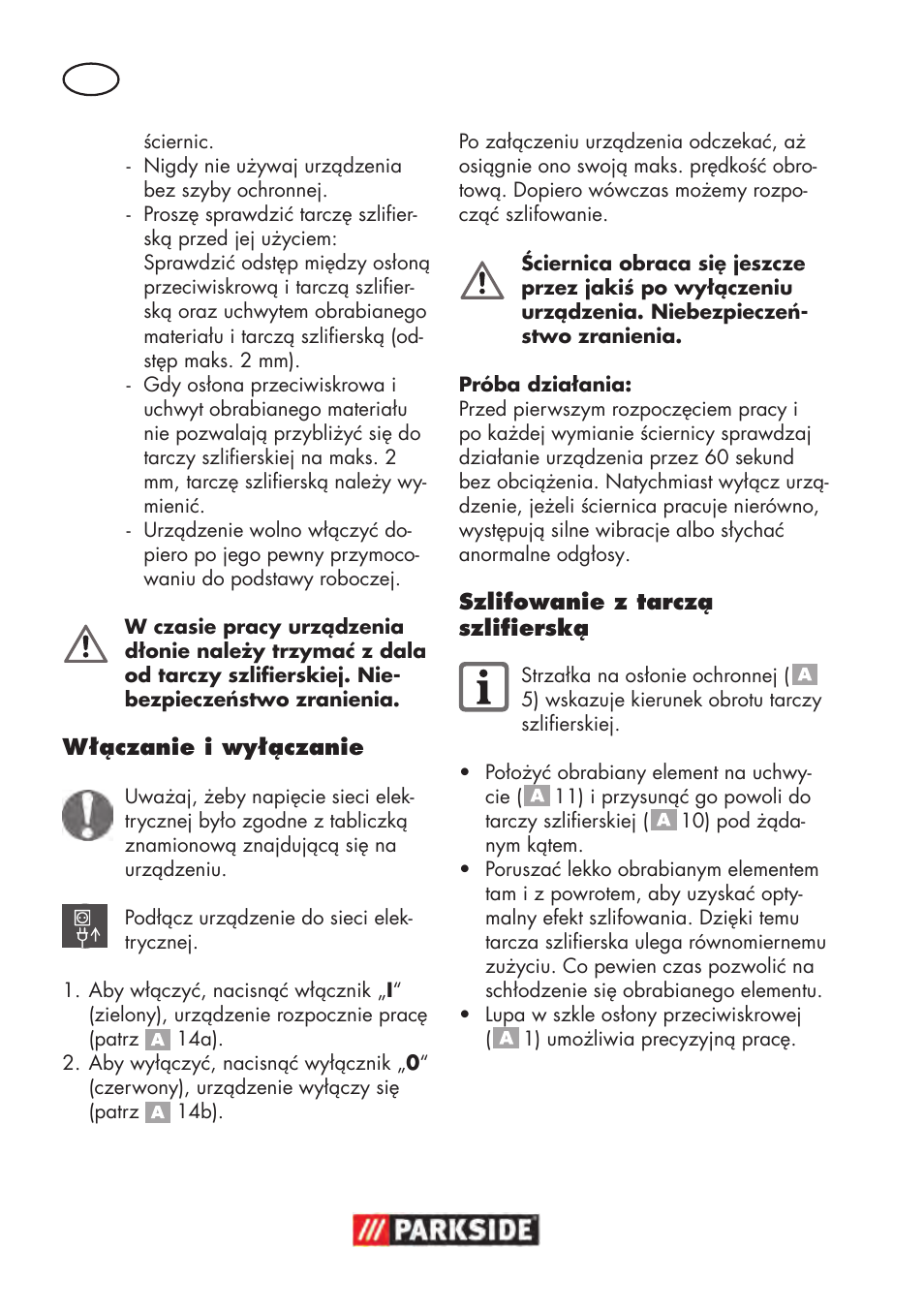 Parkside PDOS 200 B2 User Manual | Page 28 / 104