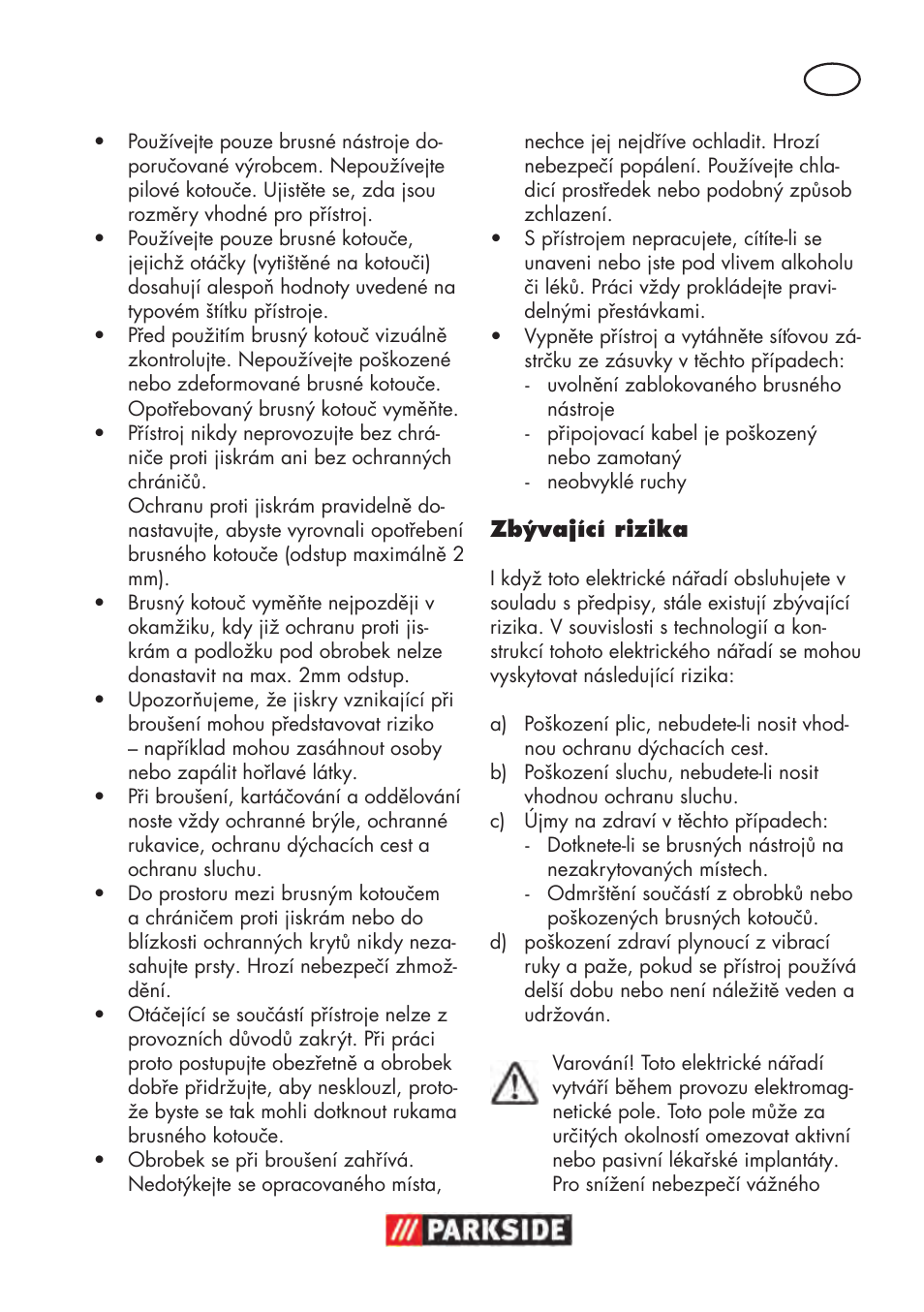 Parkside PDOS 200 B2 User Manual | Page 57 / 104