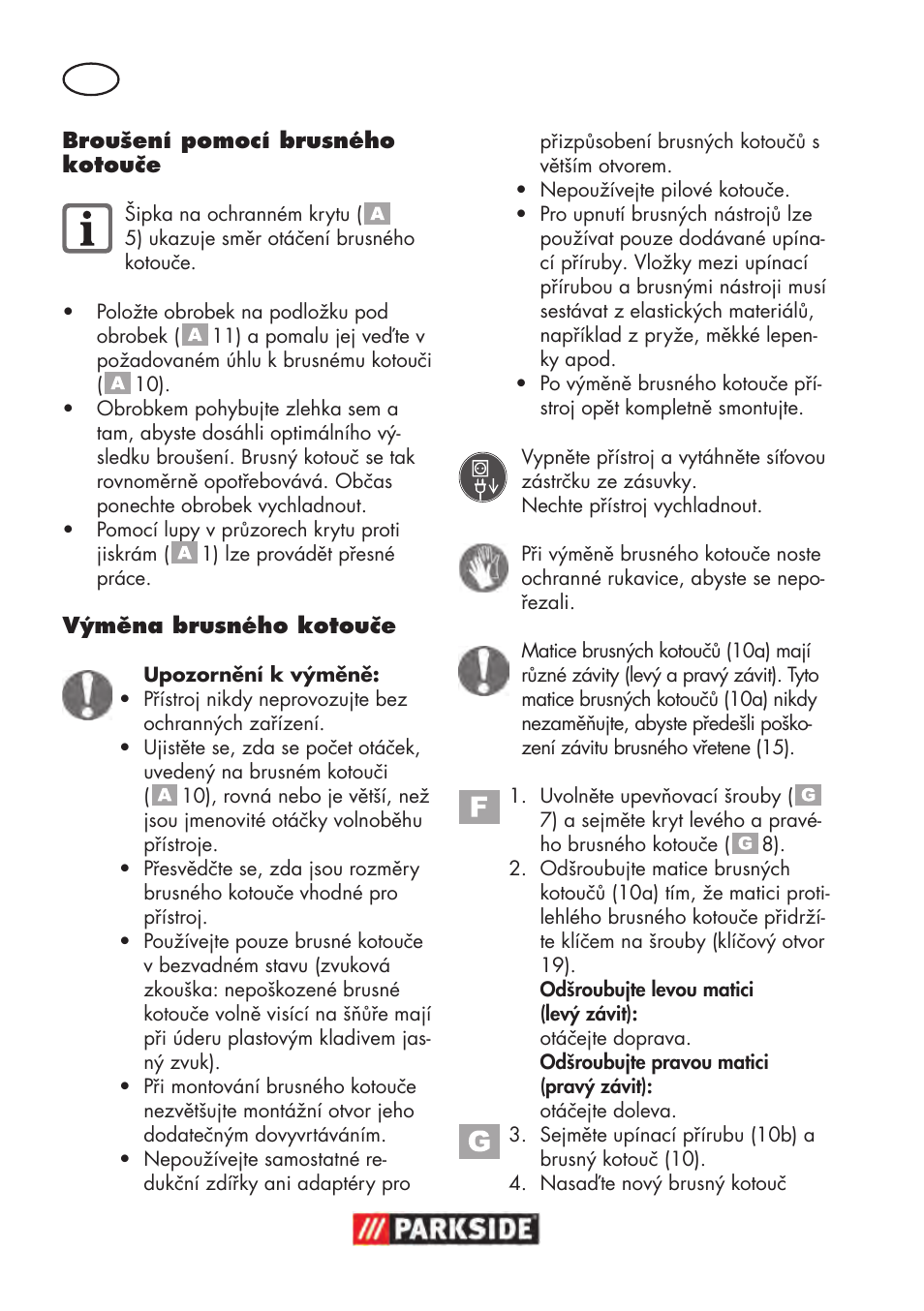 Parkside PDOS 200 B2 User Manual | Page 60 / 104