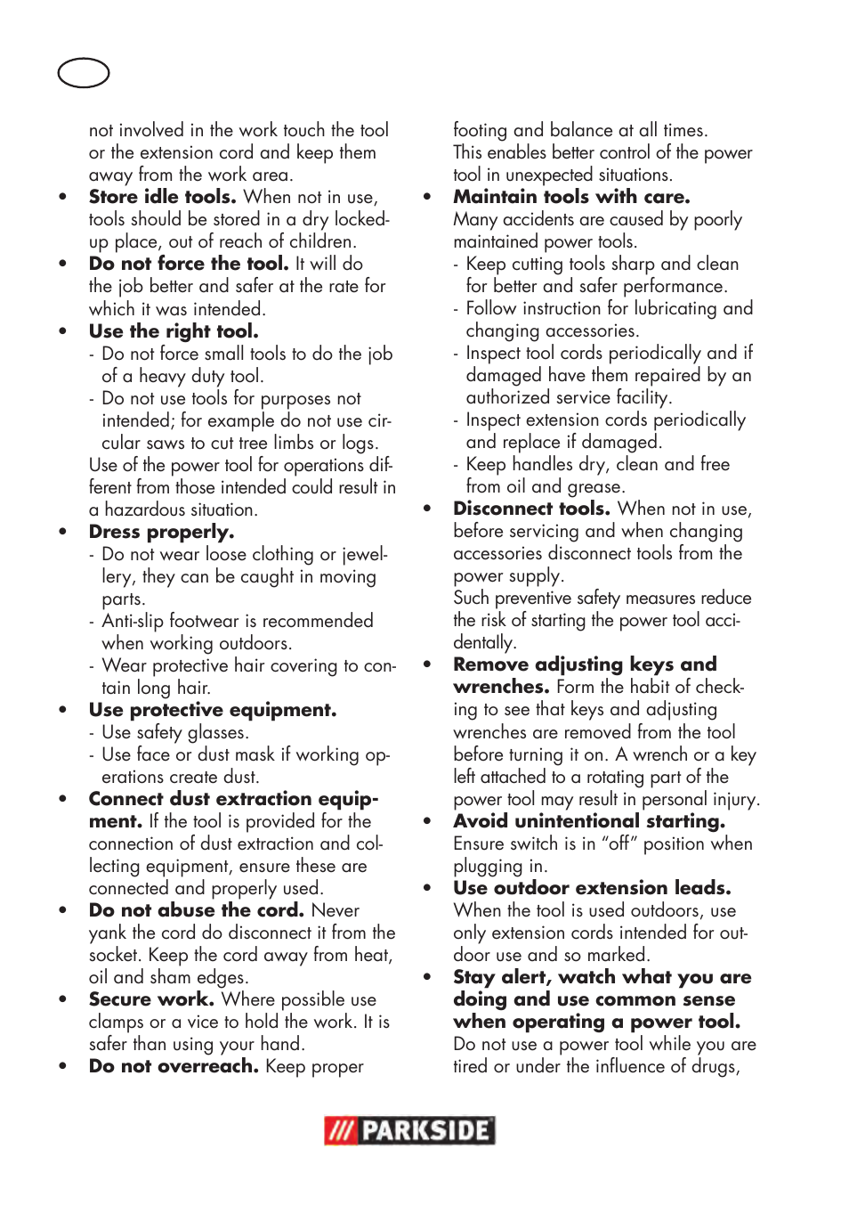 Parkside PDOS 200 B2 User Manual | Page 8 / 104