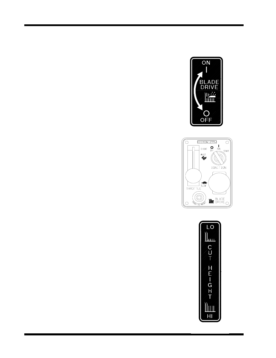 Controls | Dixon 6520-1099 User Manual | Page 22 / 42