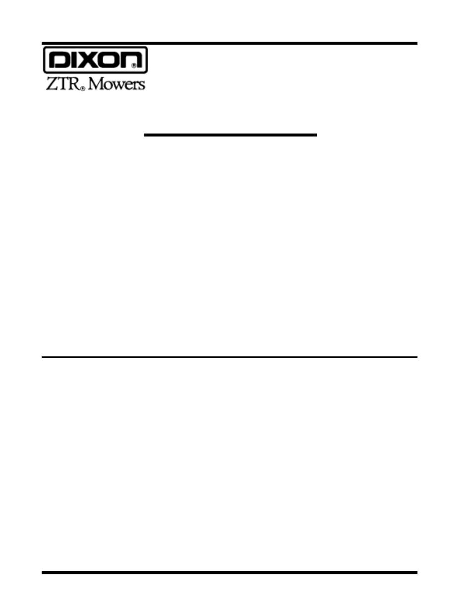Spare parts, Model year 2000 | Dixon 6520-1099 User Manual | Page 4 / 42