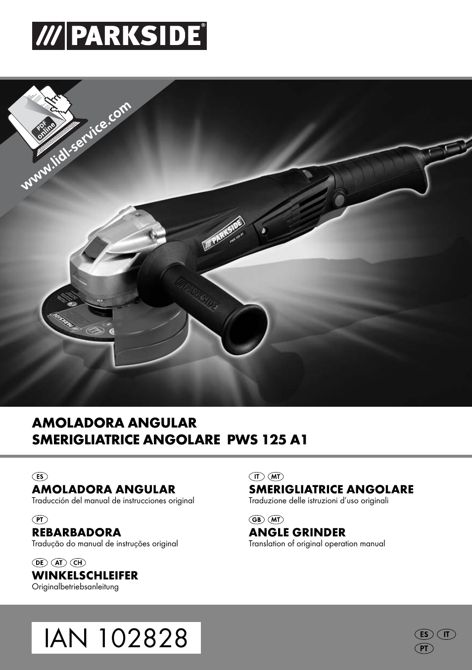 Parkside PWS 125 A1 User Manual | 79 pages