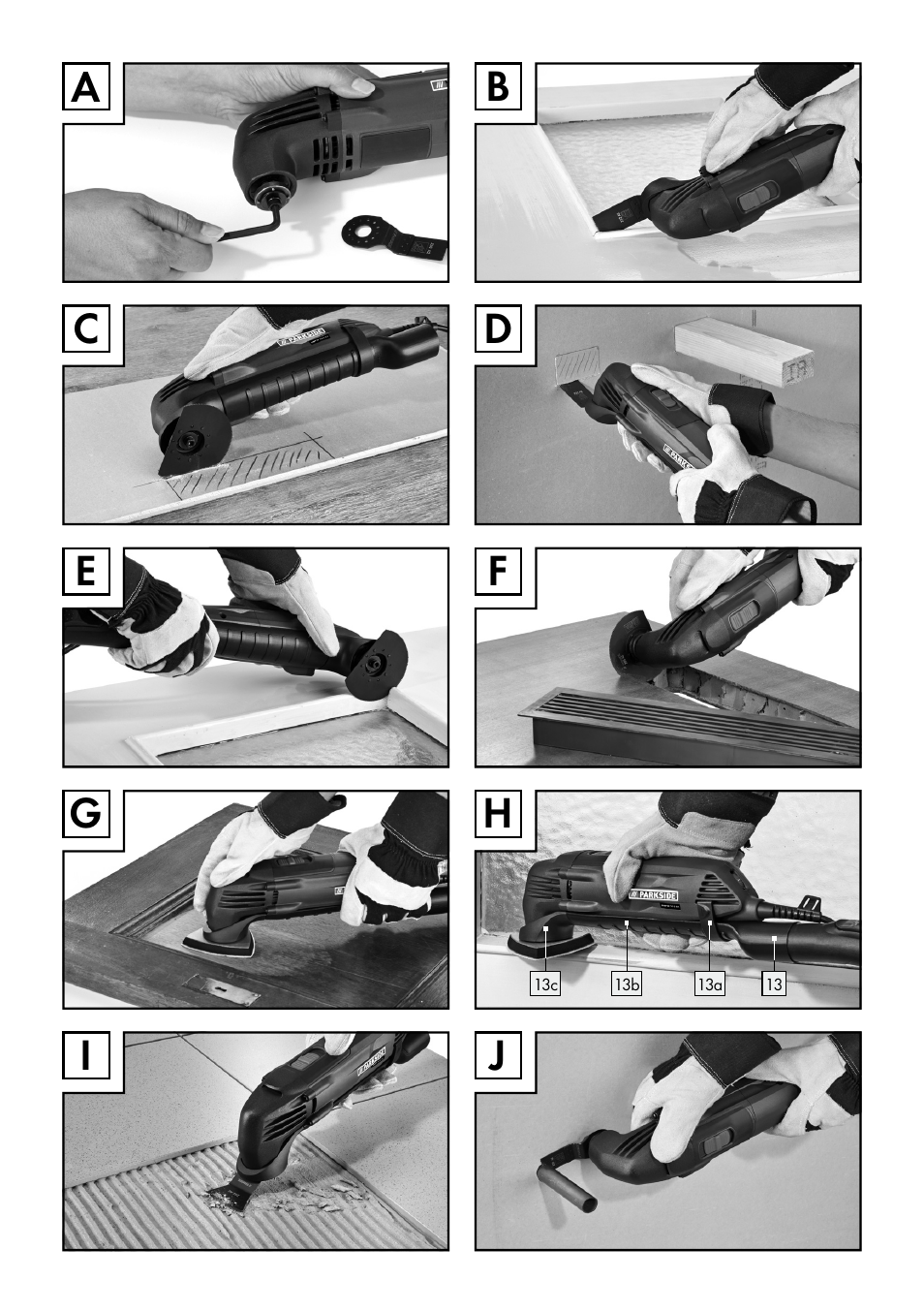 Parkside PMFW 310 A1 User Manual | Page 4 / 54