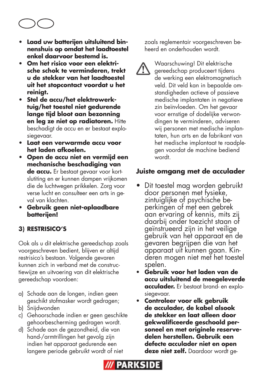 Parkside PSSA 18 A1 User Manual | Page 48 / 84