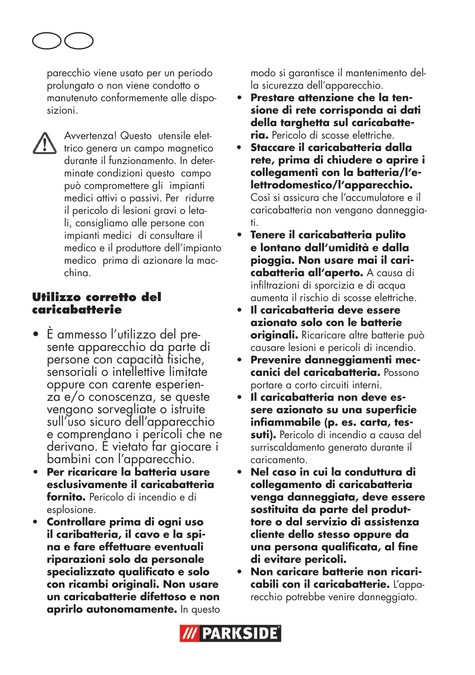 Parkside PSSA 18 A1 User Manual | Page 12 / 64