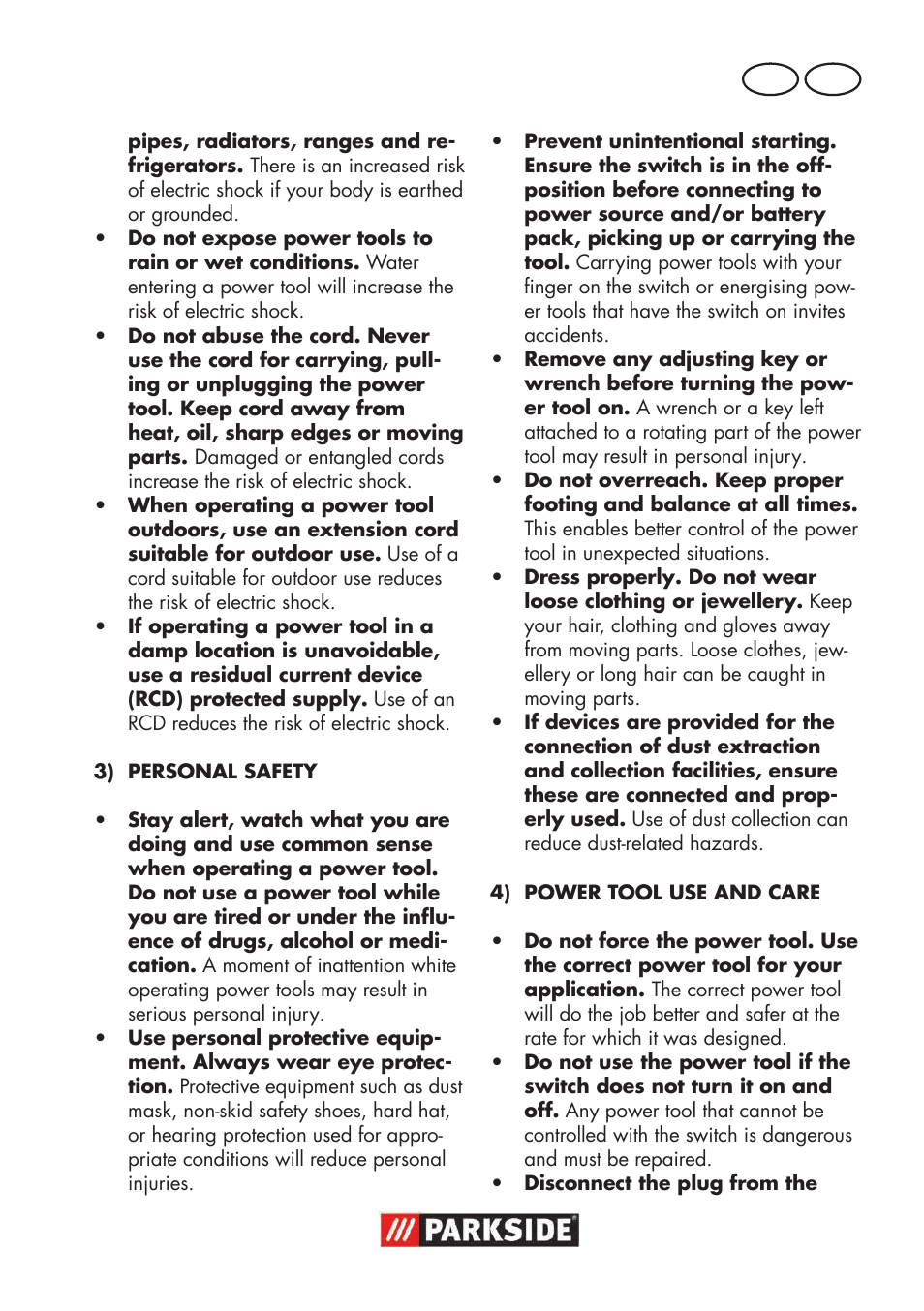 Parkside PSSA 18 A1 User Manual | Page 27 / 64