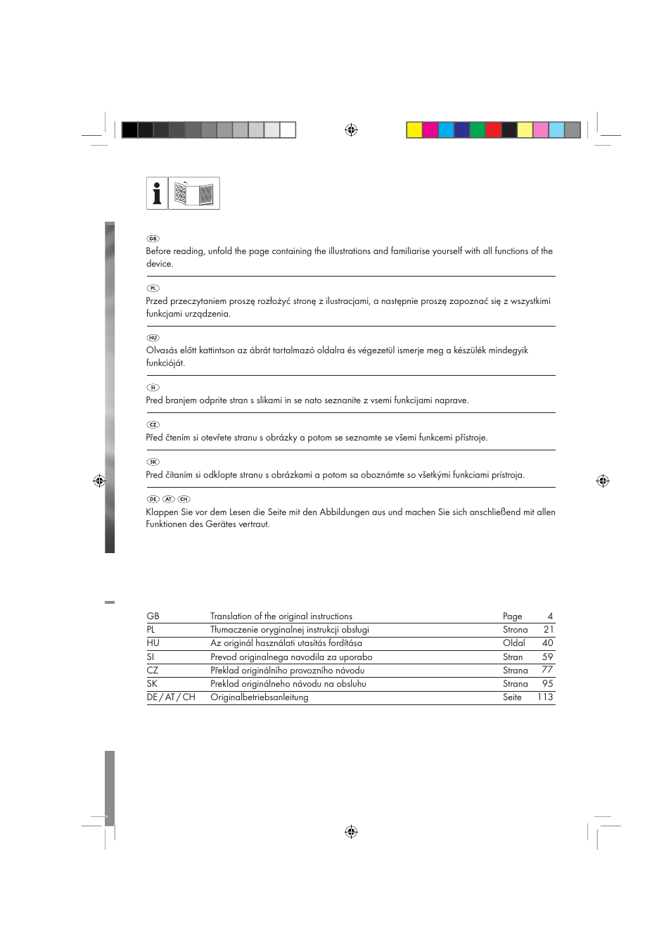 Parkside PSSA 18 A1 User Manual | Page 2 / 140