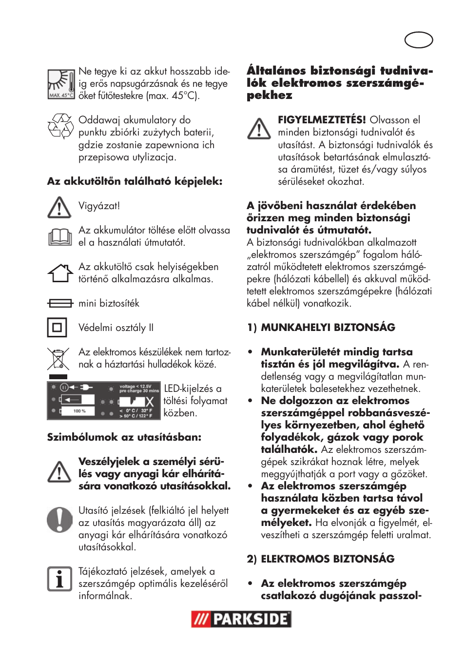 Parkside PSSA 18 A1 User Manual | Page 43 / 140