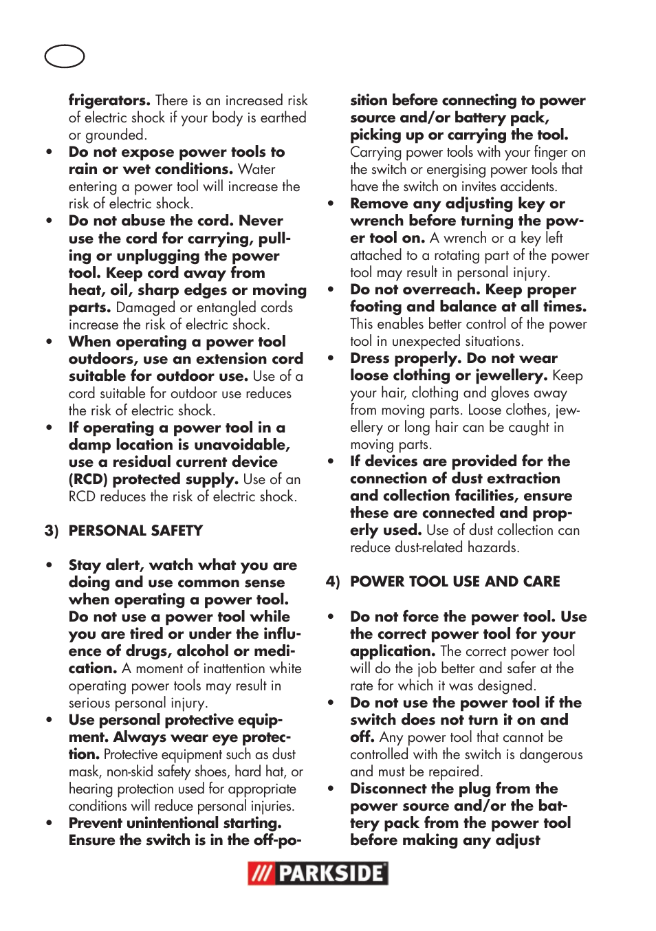 Parkside PSSA 18 A1 User Manual | Page 8 / 140