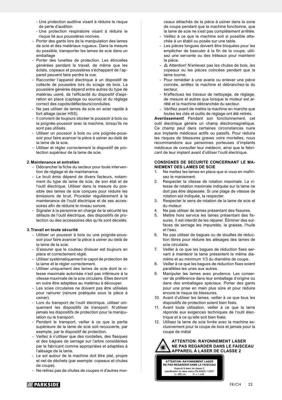 Parkside PTK 2000 A1 User Manual | Page 28 / 64