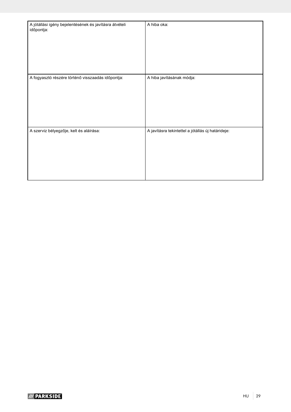 Parkside PTK 2000 A1 User Manual | Page 34 / 90