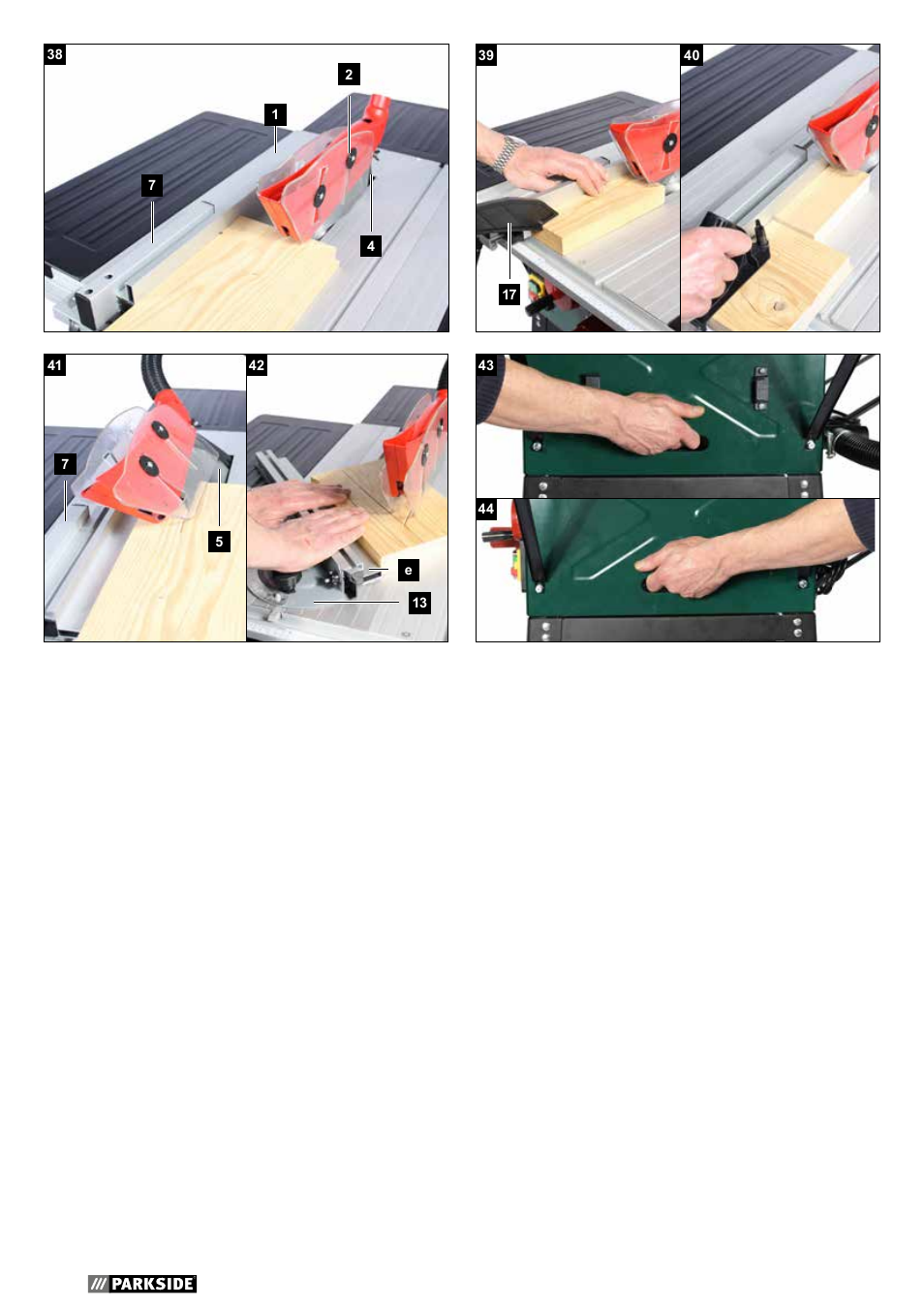 Parkside PTK 2000 A1 User Manual | Page 8 / 90