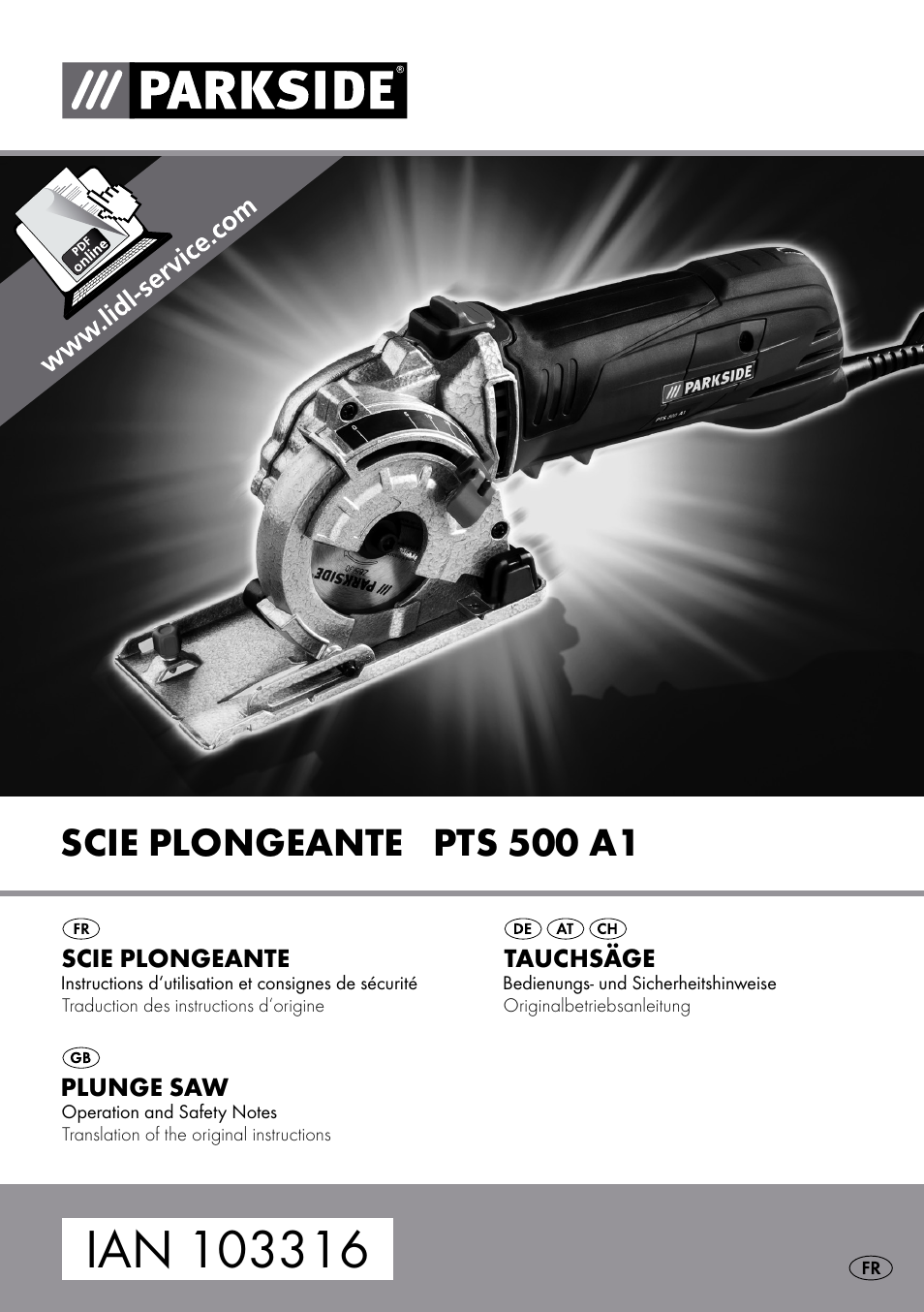 Parkside PTS 500 A1 User Manual | 45 pages