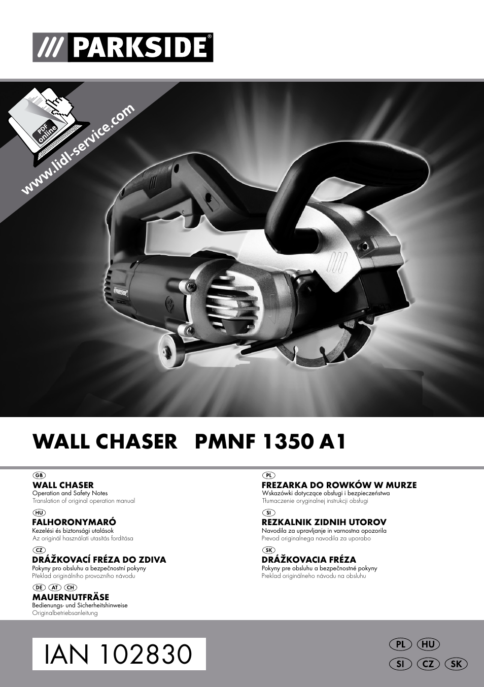 Parkside PMNF 1350 A1 User Manual | 79 pages