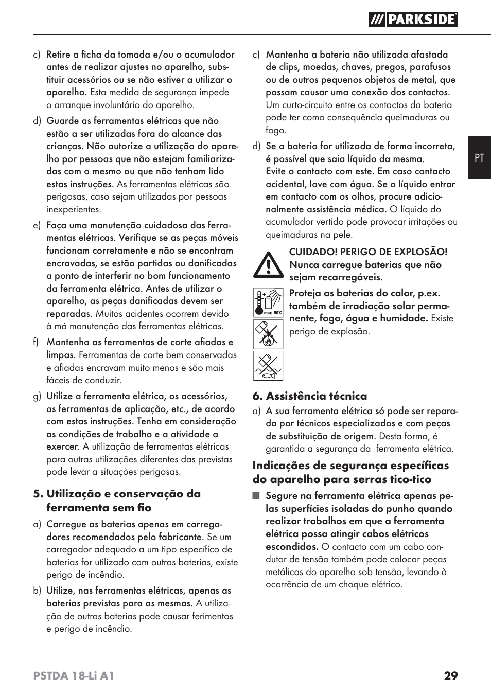 Parkside PSTDA 18-Li A1 User Manual | Page 33 / 65