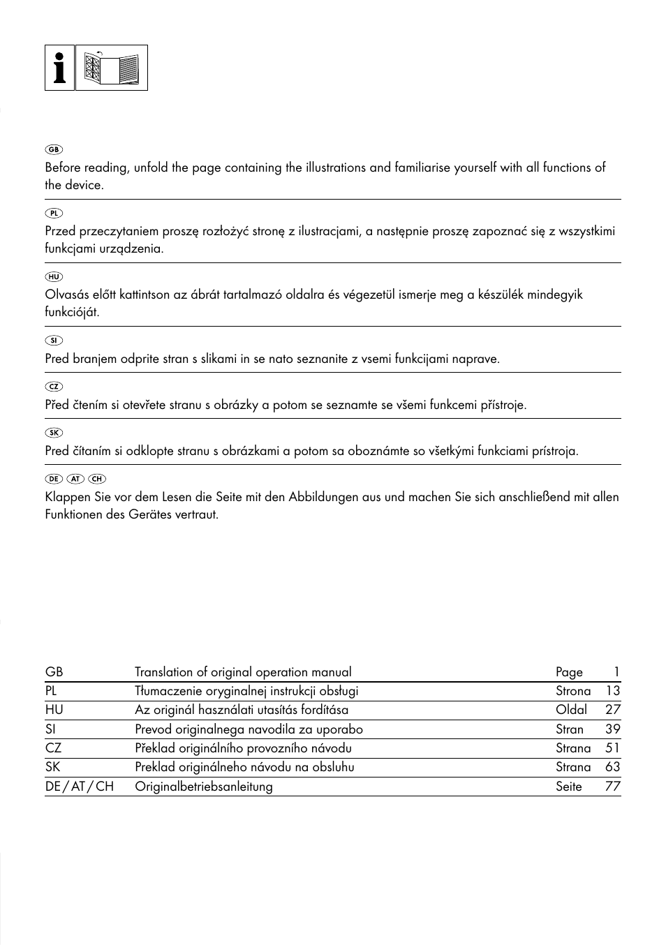 Parkside PHKSA 18-Li A1 User Manual | Page 2 / 94