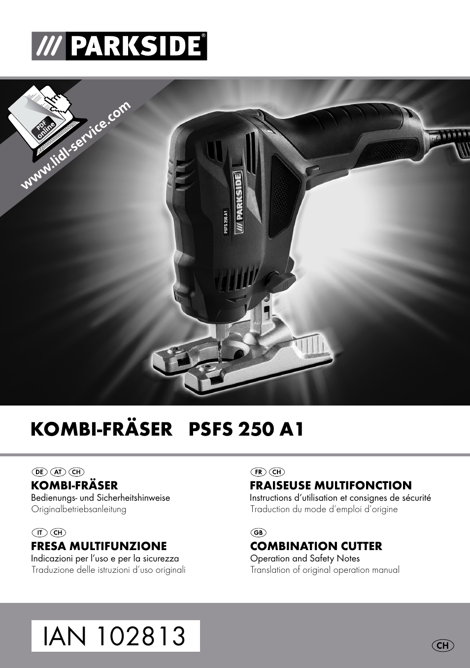 Parkside PSFS 250 A1 User Manual | 43 pages