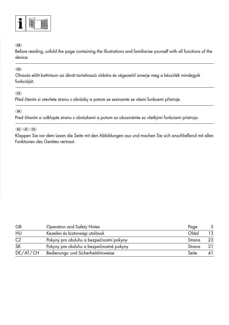 Parkside PSFS 250 A1 User Manual | Page 2 / 50