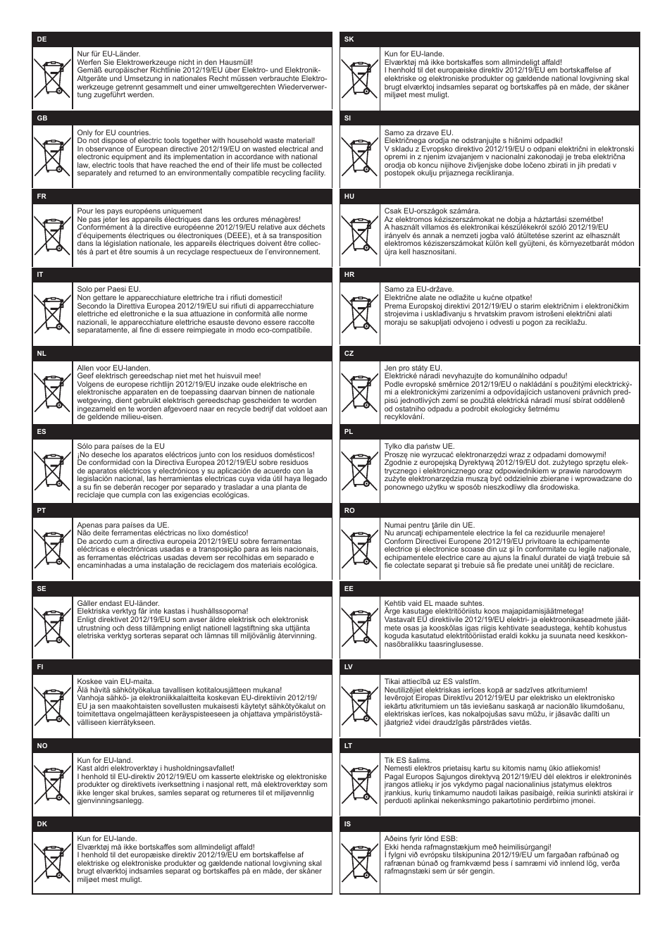 Parkside PKS 1500 A1 User Manual | Page 63 / 64