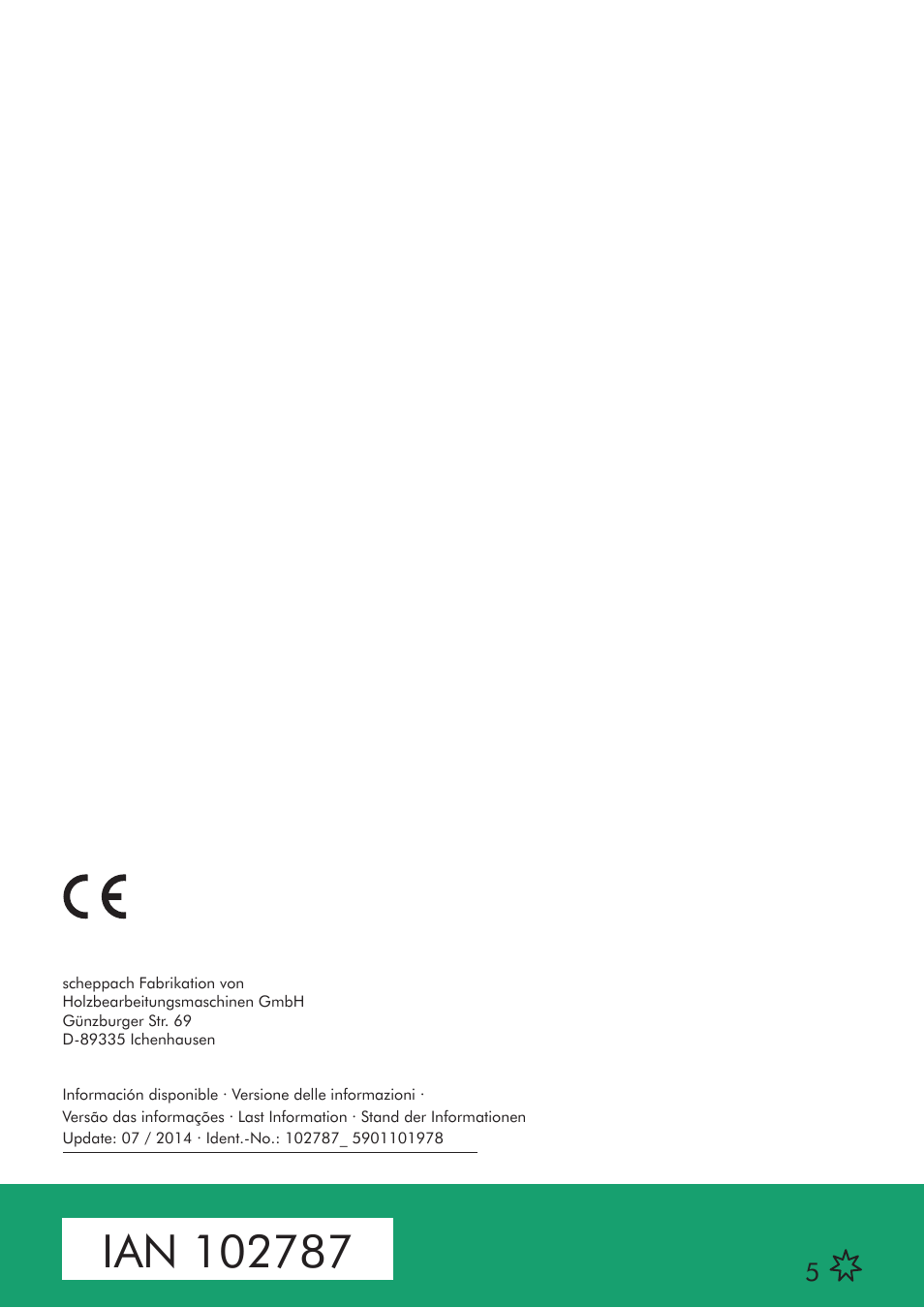 Parkside PKS 1500 A1 User Manual | Page 64 / 64