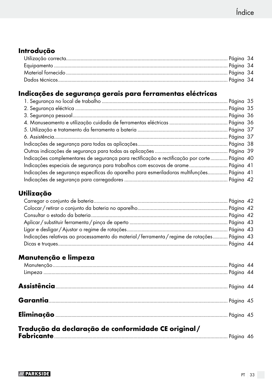 Parkside PFBS 10.8 A1 User Manual | Page 33 / 73