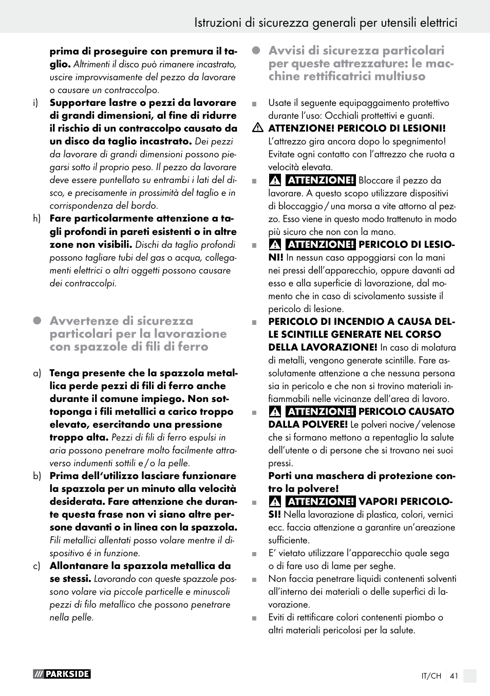Parkside PFBS 10.8 A1 User Manual | Page 41 / 59