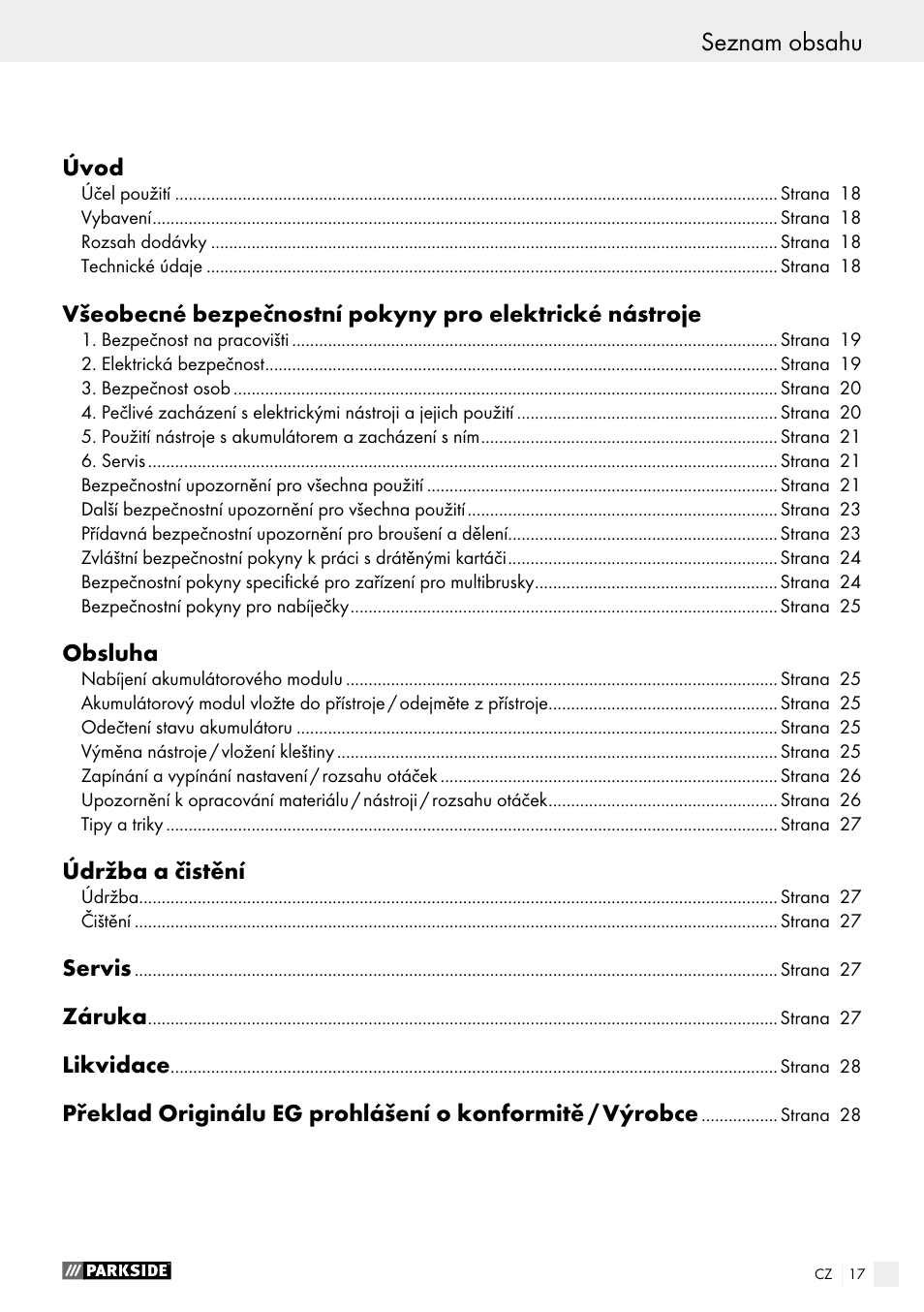 Parkside PFBS 10.8 A1 User Manual | Page 17 / 57