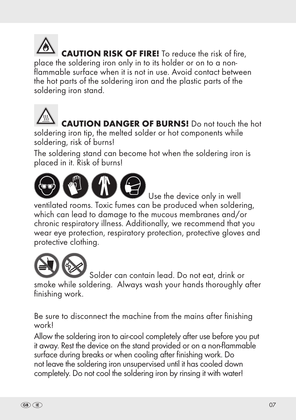 Parkside PLBS 30 B2 User Manual | Page 7 / 20