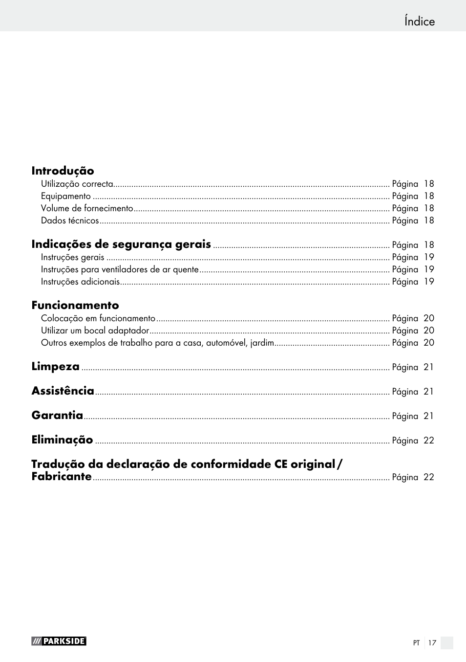 Parkside PHLG 2000 C2 User Manual | Page 17 / 35