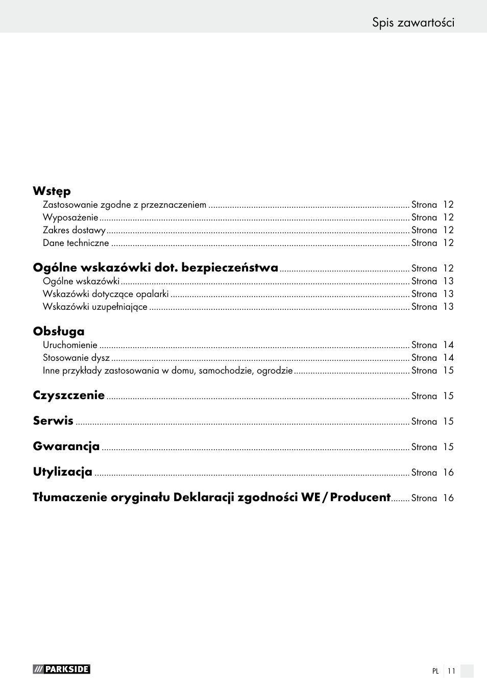 Sicherheit / bedienung | Parkside PHLG 2000 C2 User Manual | Page 11 / 49