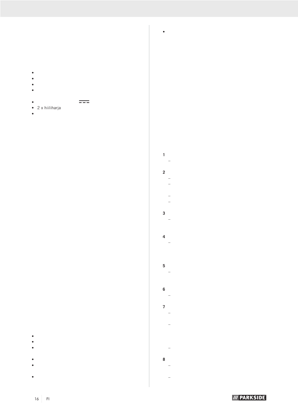 Määräystenmukainen käyttö, Tärkeitä ohjeita | Parkside PZKS 1500 A1 User Manual | Page 21 / 76