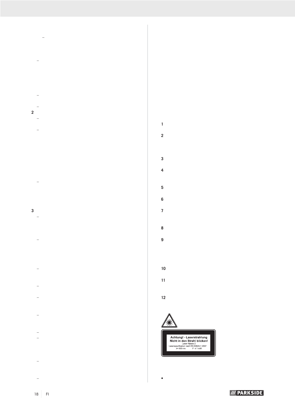 Parkside PZKS 1500 A1 User Manual | Page 23 / 76