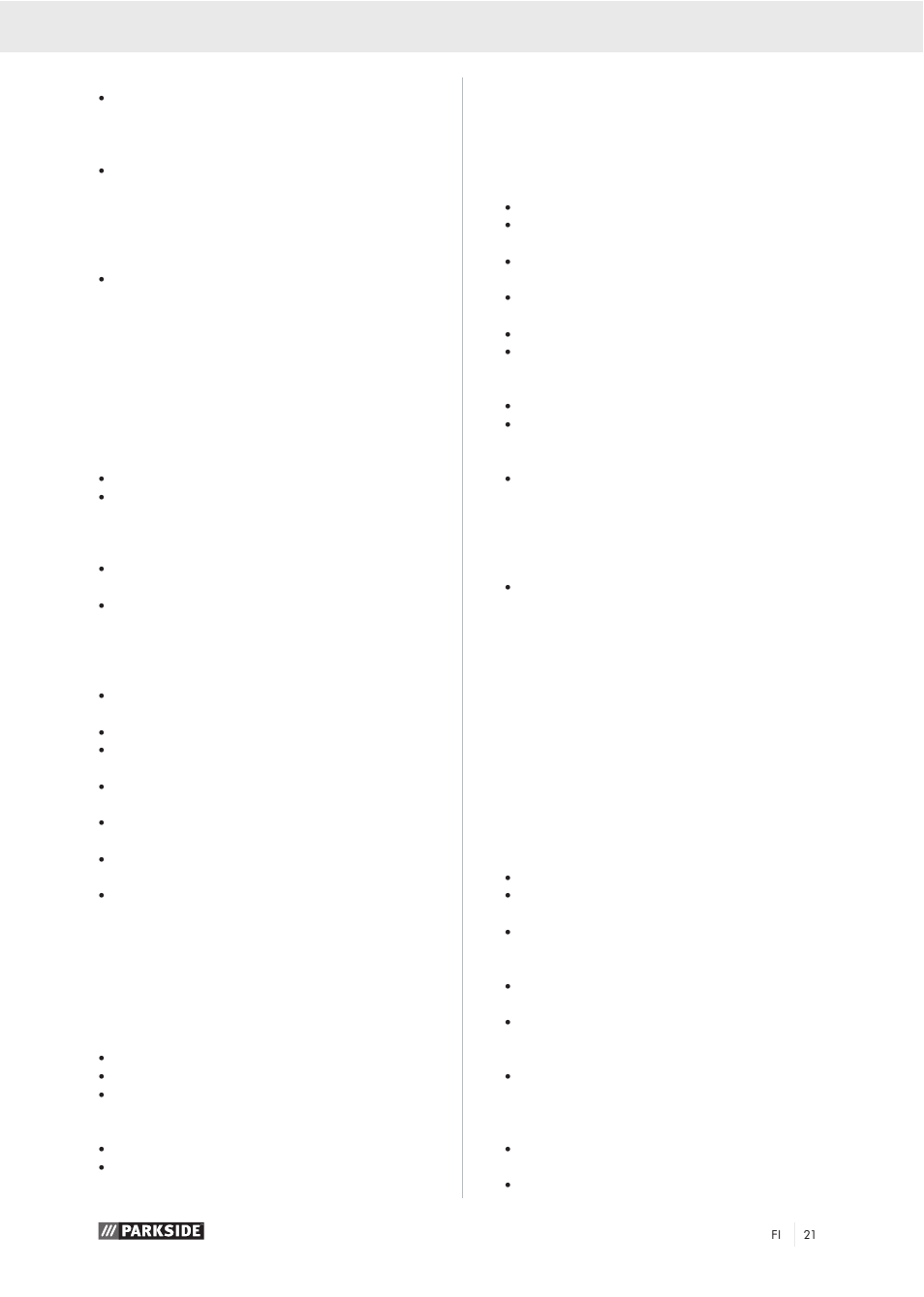 Parkside PZKS 1500 A1 User Manual | Page 26 / 76
