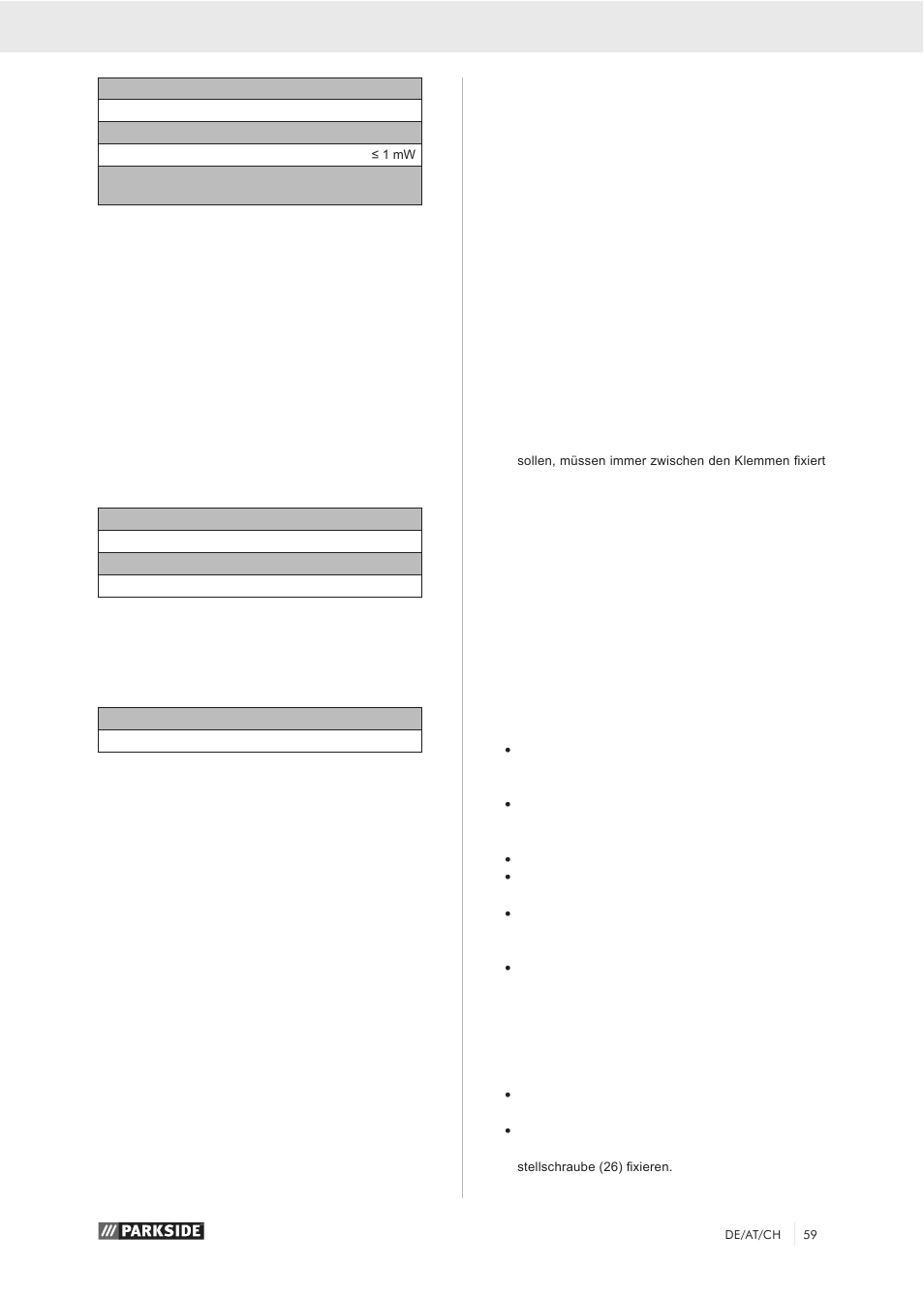 Geräusch und vibration, Restrisiken, Vor inbetriebnahme | Aufbau und bedienung | Parkside PZKS 1500 A1 User Manual | Page 64 / 76