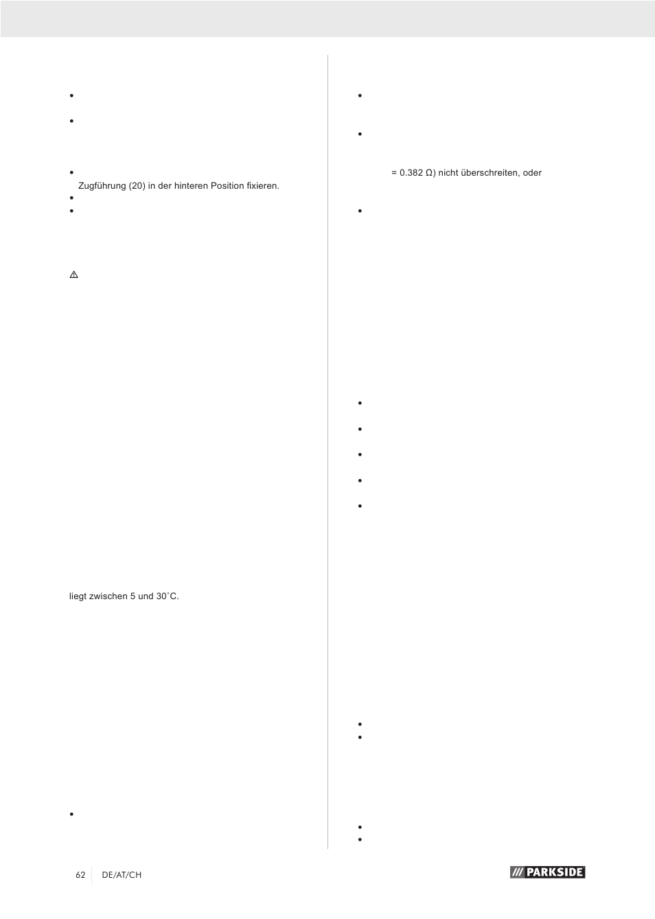 Transport, Wartung, Lagerung | Elektrischer anschluss | Parkside PZKS 1500 A1 User Manual | Page 67 / 76