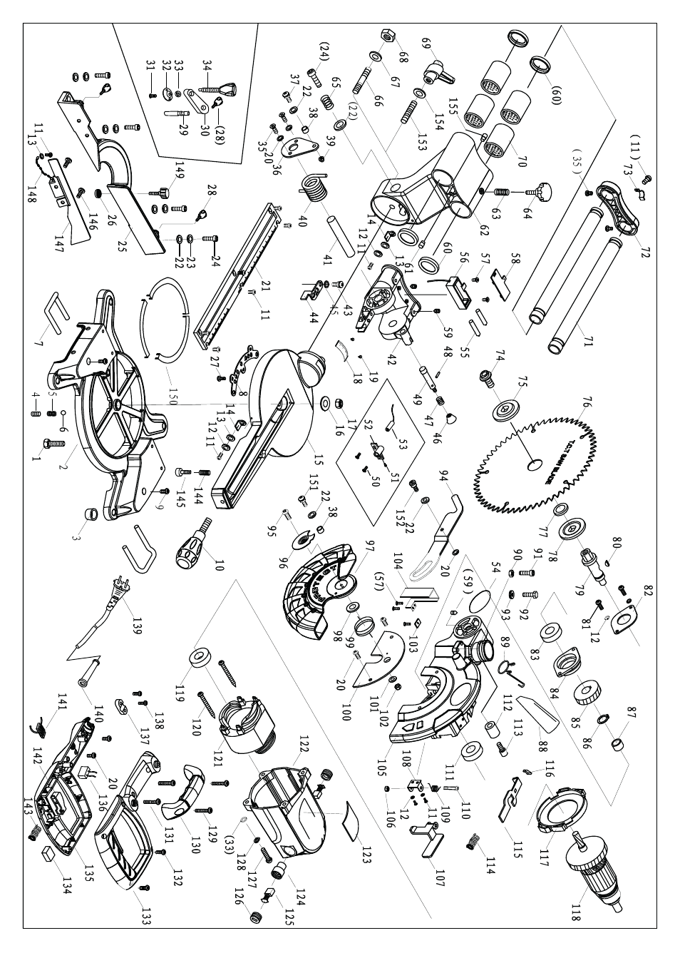 Parkside PZKS 1500 A1 User Manual | Page 74 / 76