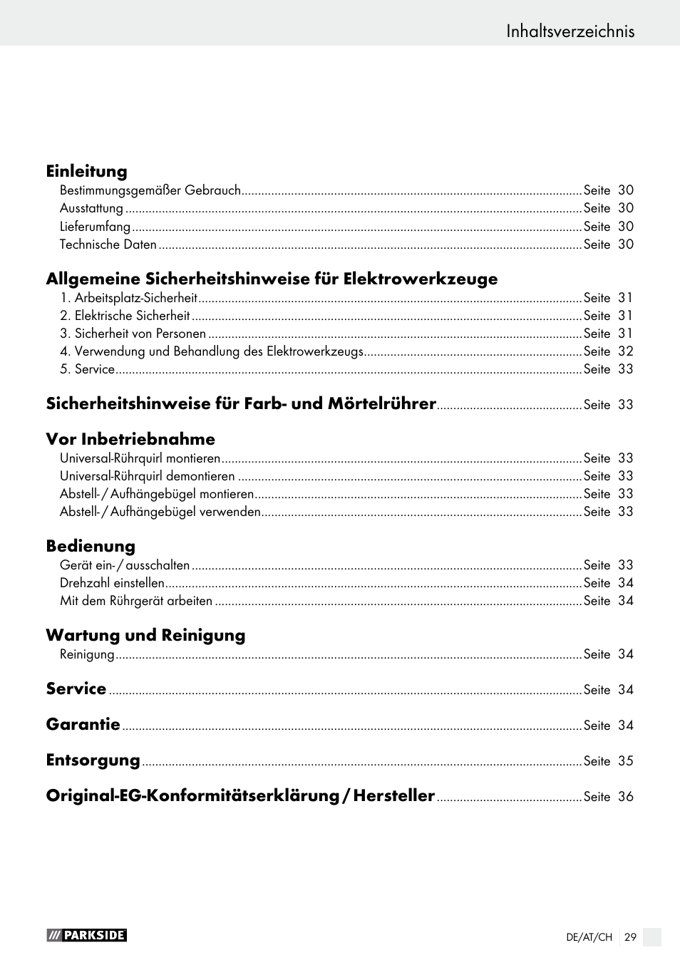 Parkside PFMR 1400 B1 User Manual | Page 29 / 37