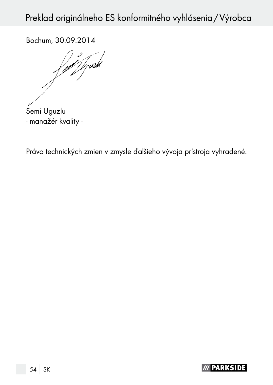 Parkside PNKP 105 A1 User Manual | Page 54 / 66