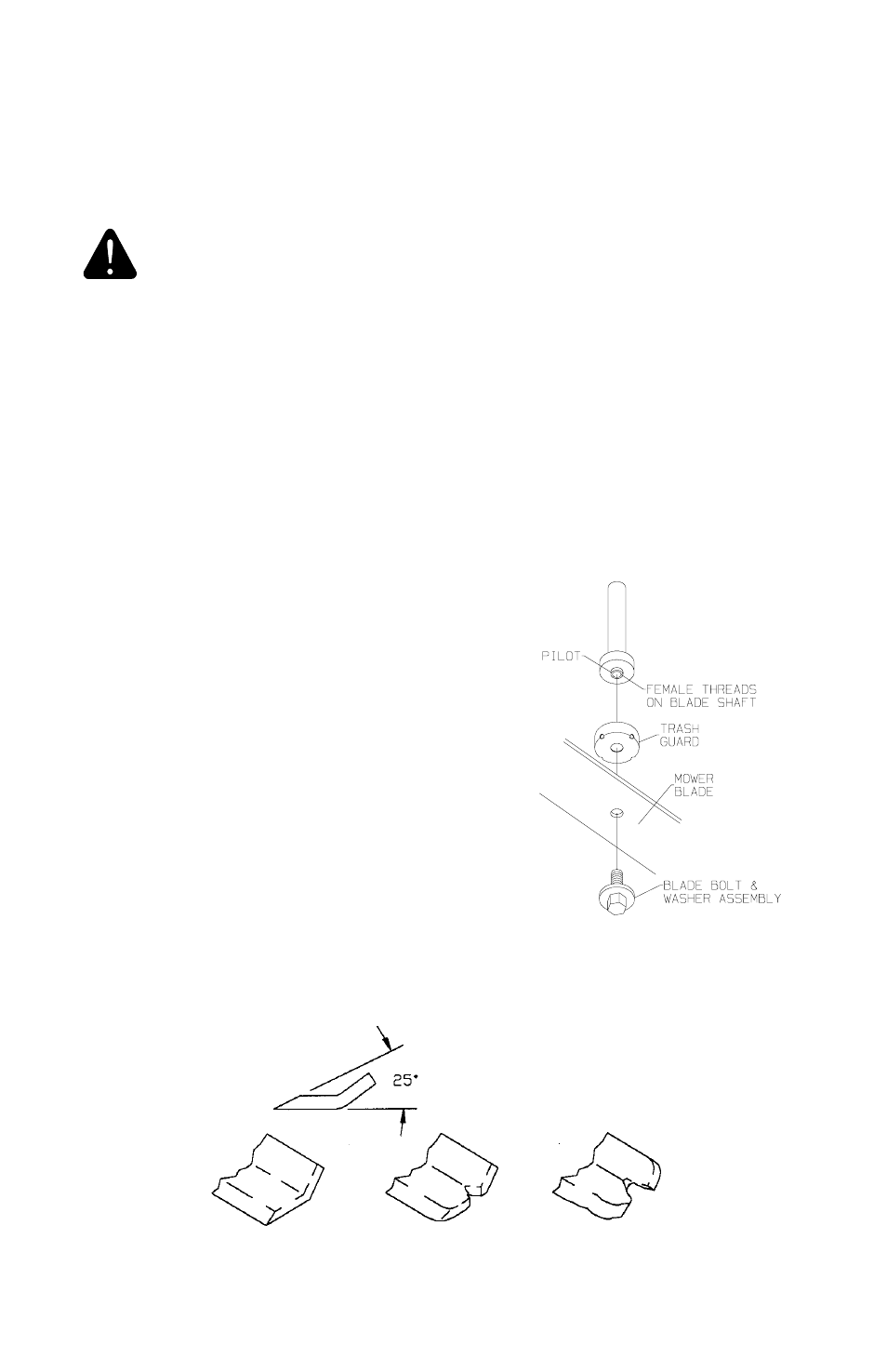 Care and maintenance, Cutter blade maintenance | Dixon RAM 42  2005 User Manual | Page 37 / 56
