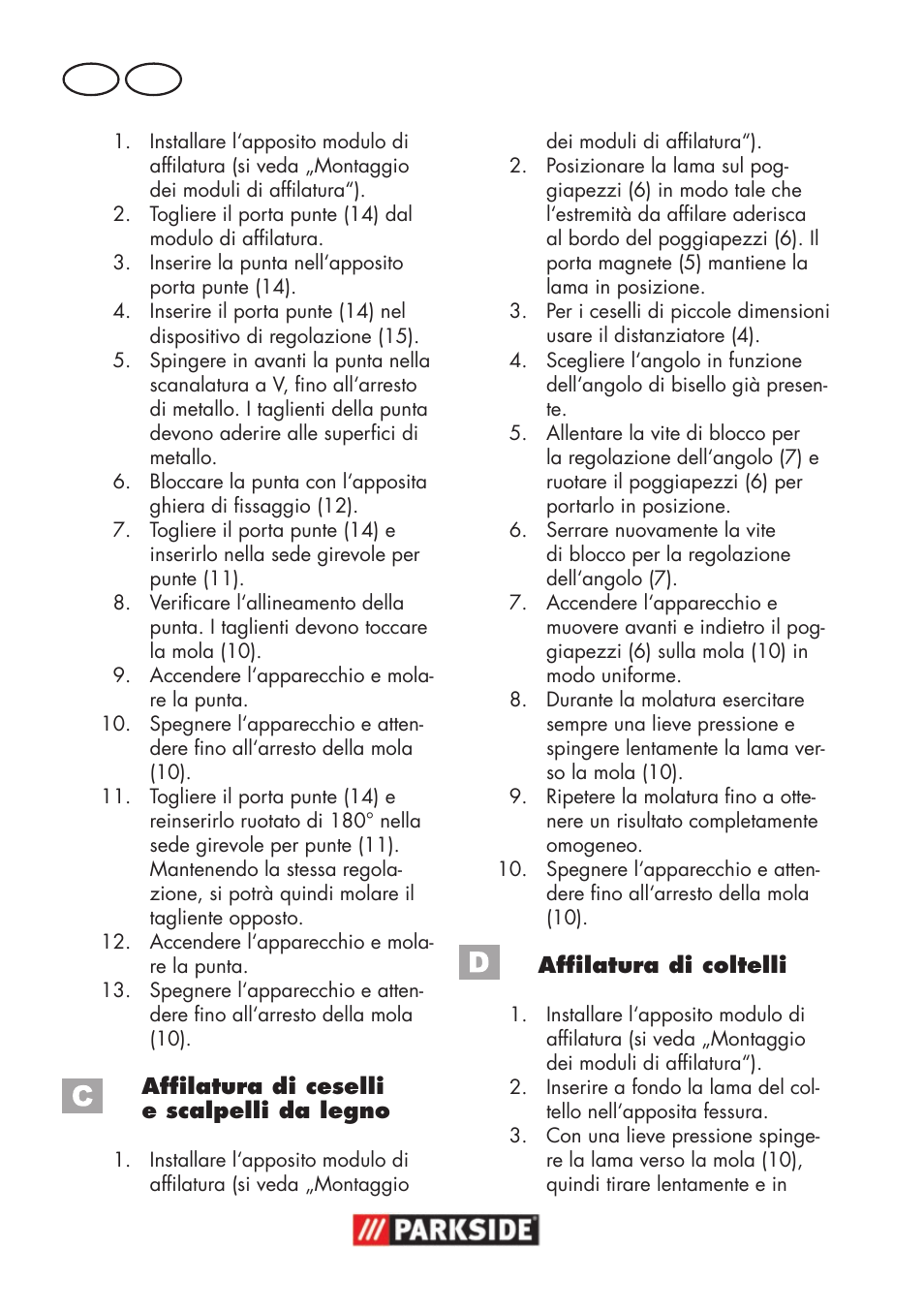 It mt | Parkside PSS 65 A1 User Manual | Page 12 / 72