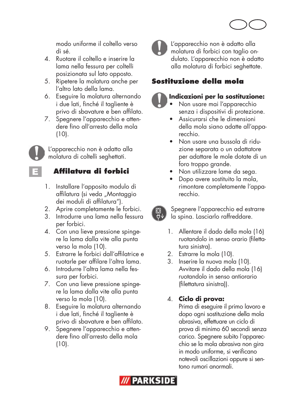 It mt | Parkside PSS 65 A1 User Manual | Page 13 / 72
